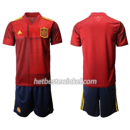 Spanje Voetbaltenues Kind Thuis EK 2020 - SS (+ Korte broeken)